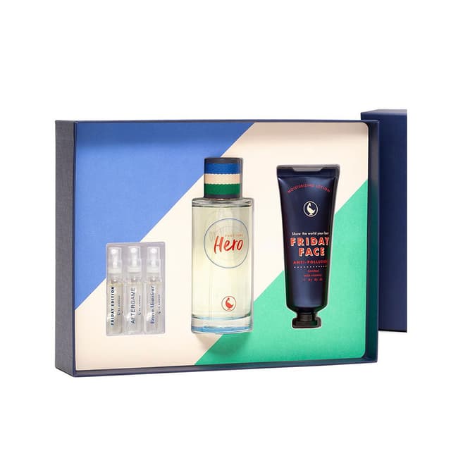 طقم عطر القانسو بارت تايم هيرو 125 مل 
