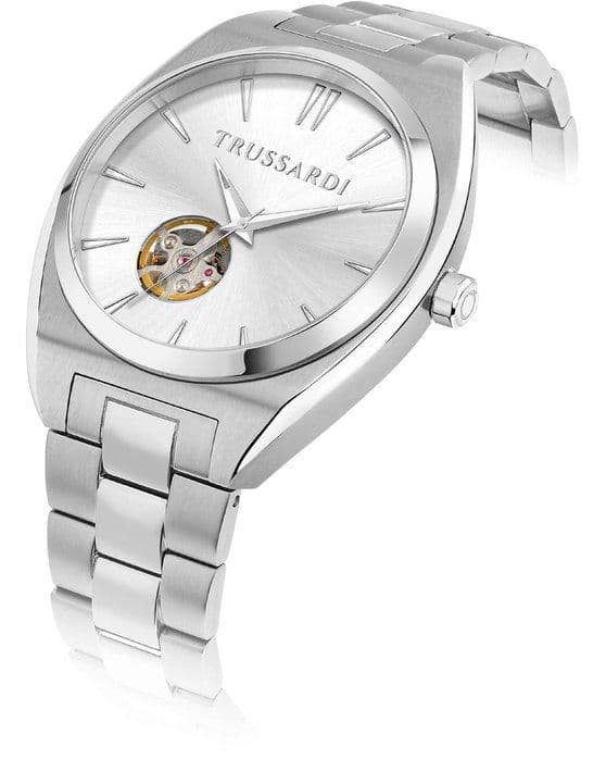 Trussardi Metropolitan Automatic Silver Metallic Bracelet