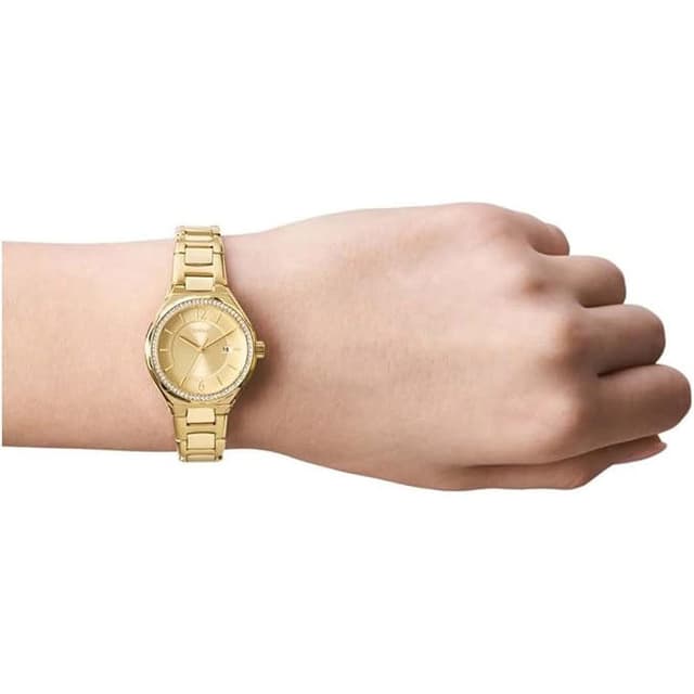 ساعة يد فوسيل إيفي نسائية من الستانلس ستيل باللون الذهبي