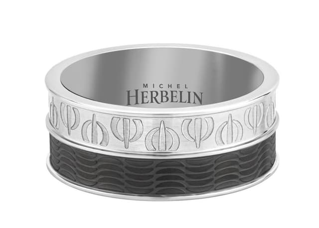 Michael Herbelin Gun Shiny Ring For Men Size 64