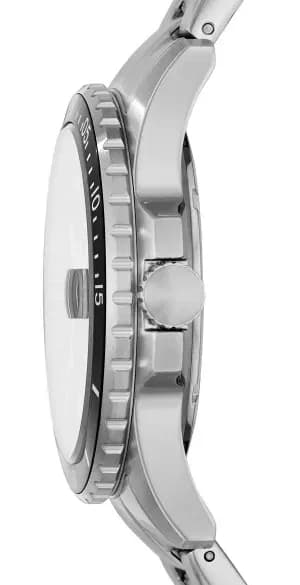 Fossil FB-01 Three-Hand Date Stainless Steel Watch , Black