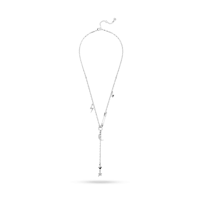 Police Women’s Silver Necklace - Moon & Star Charms
