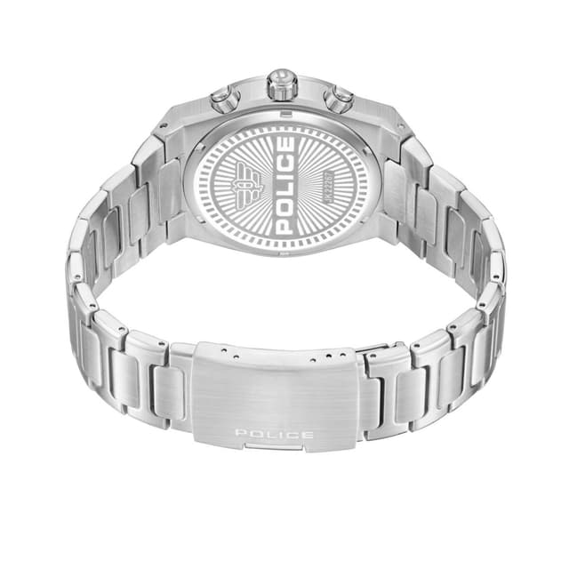 Police gent Quartz Chronograph watch stainless steel silver 