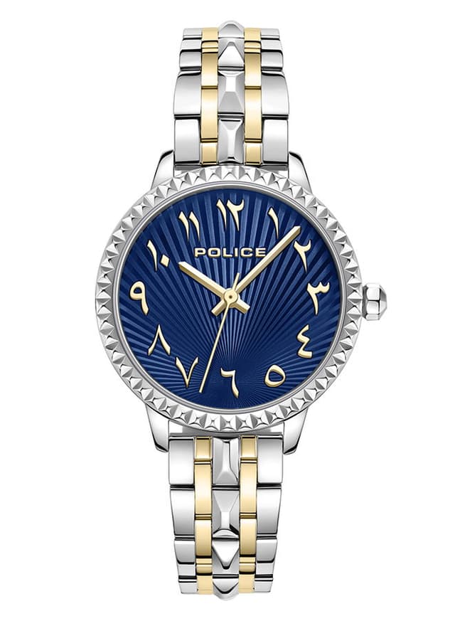 Police watch for women with Arabic number steel gold , Blue 
