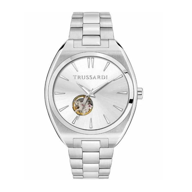 Trussardi Metropolitan Automatic Silver Metallic Bracelet