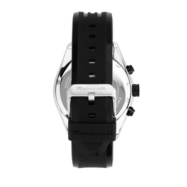Maserati Traguardo Men's Watch - Blue Dial & Silicone Strap