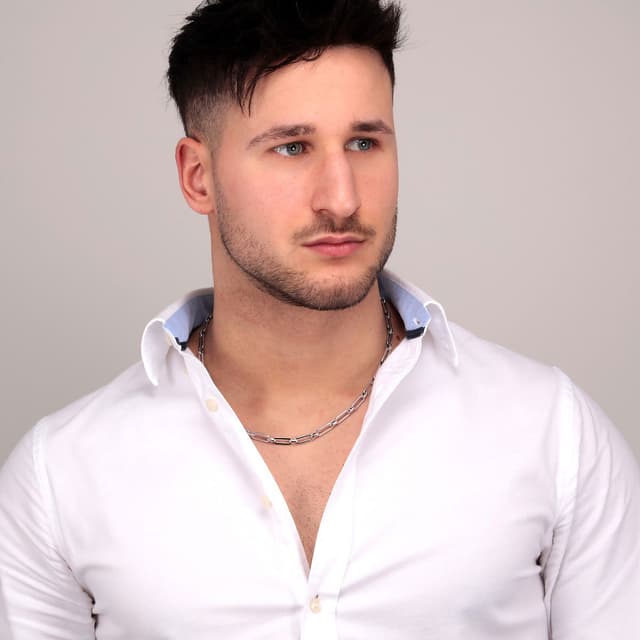 سلسال اينيرجى من سيكتور للرجال استيل لون فضى 