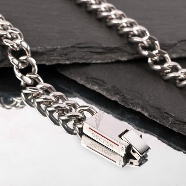 Sector Rude Necklace For Men Stainless Steel Silver